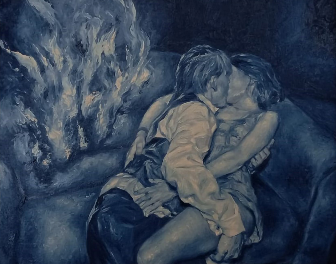 Loca su mano gris, 2023