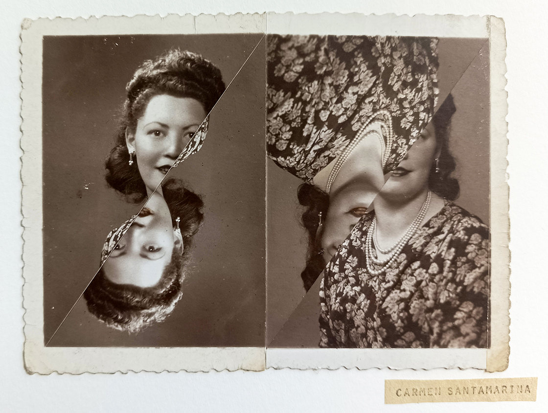 Mujer fragmentos / del silencio lo propio / ahí donde no, 2017