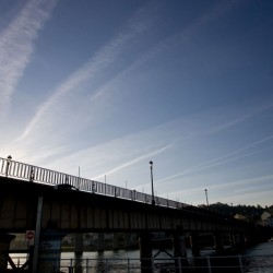 Puente por donde transcurre la N-634 en Navia