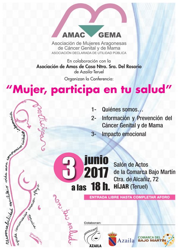 Charla 'Mujer, participa en tu salud'