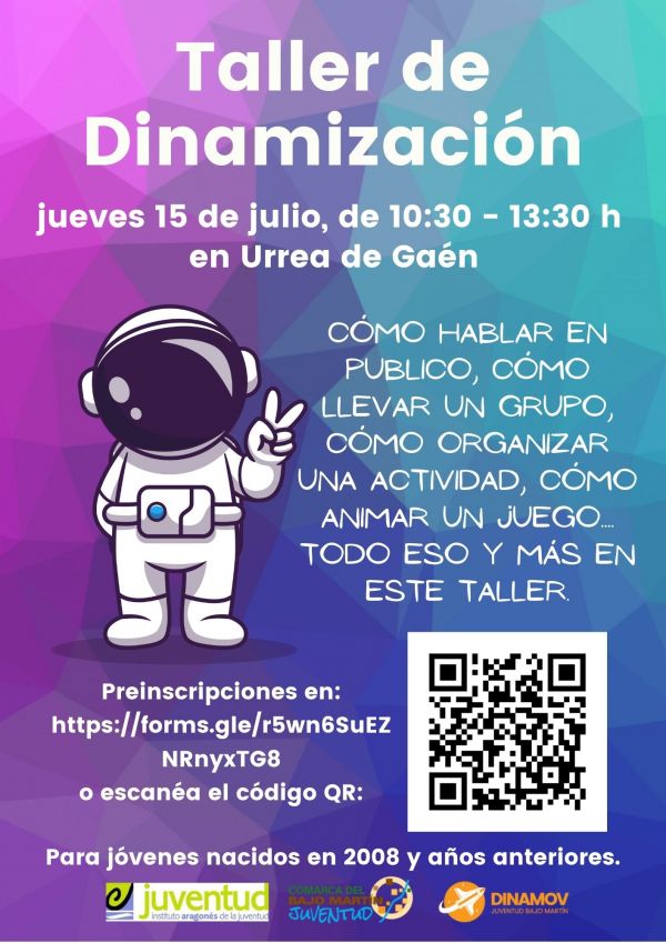 Cartel del Taller de Dinamización.