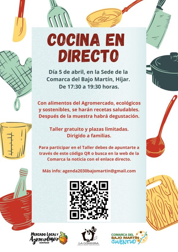 CARTEL COCINA EN DIRECTO