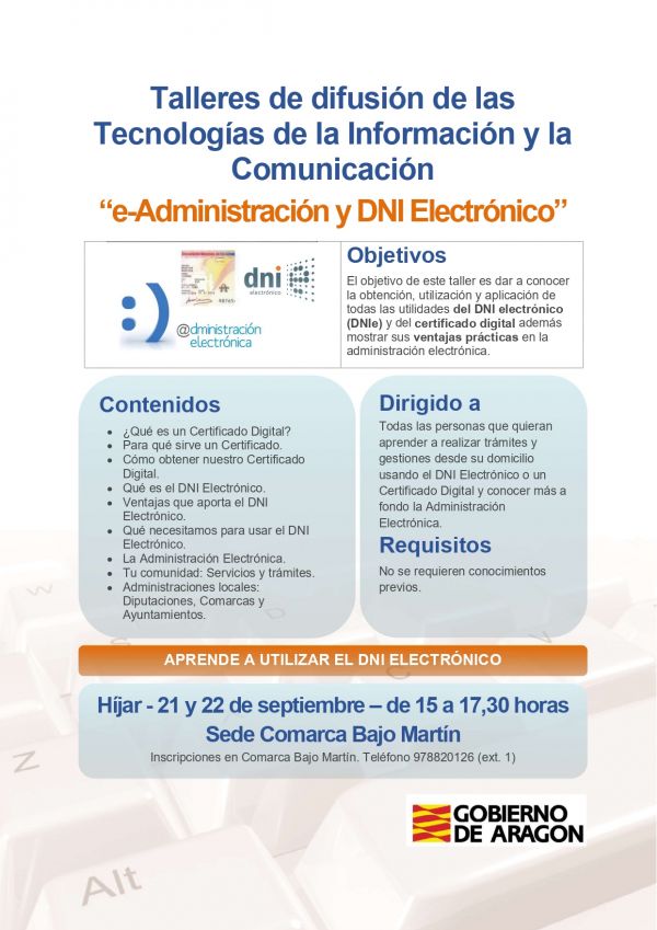 Certificado digital y Administracion Electronica en Hijar