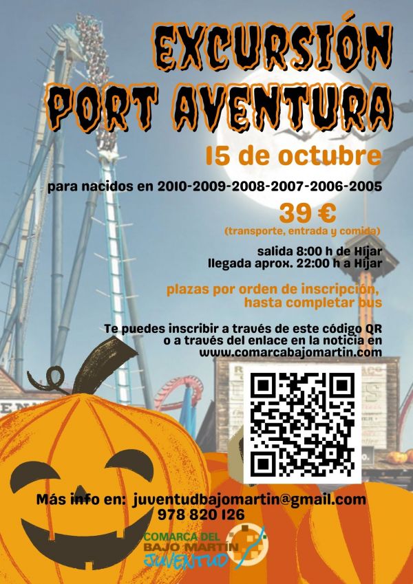 CARTEL EXCURSIÓN PORT AVENTURA