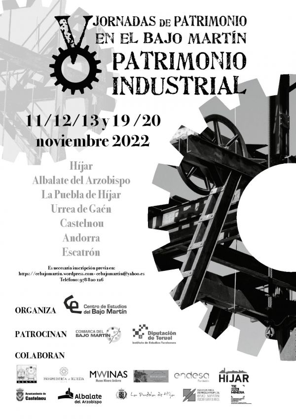 Cartel Jornadas Patrimonio Industrial