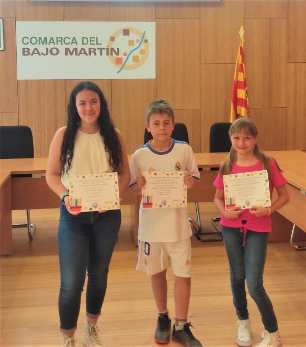 GANADOR@S: ZAIDA, SAMUEL Y BLANCA.