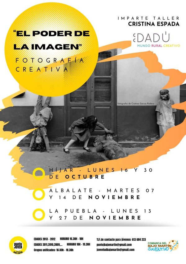 CARTEL FOTO CREATIVA HIJAR, ALBALATE Y LA PUEBLA