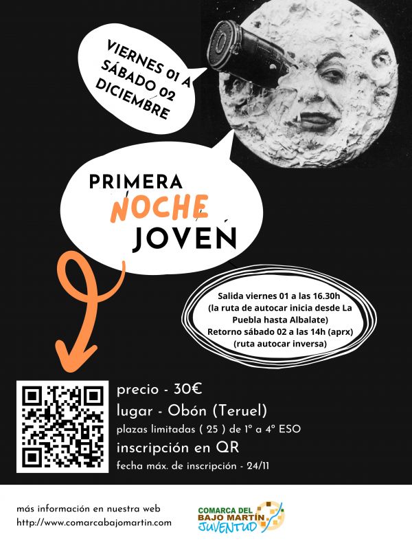 CARTEL PRIMERA NOCHE JOVEN