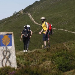 Peregrinos en la ruta de los hospitales