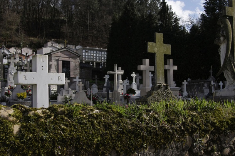 El cementerio de Cangas de Onís.