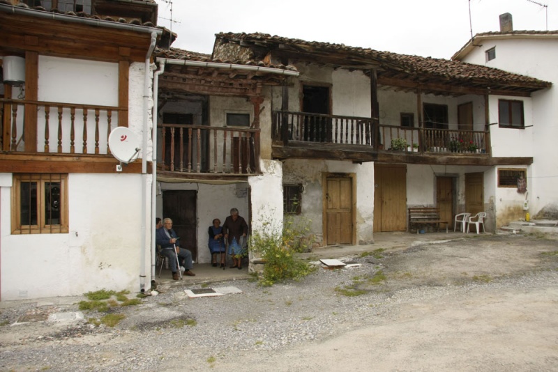 Casas en el barrio de El Caneyu.