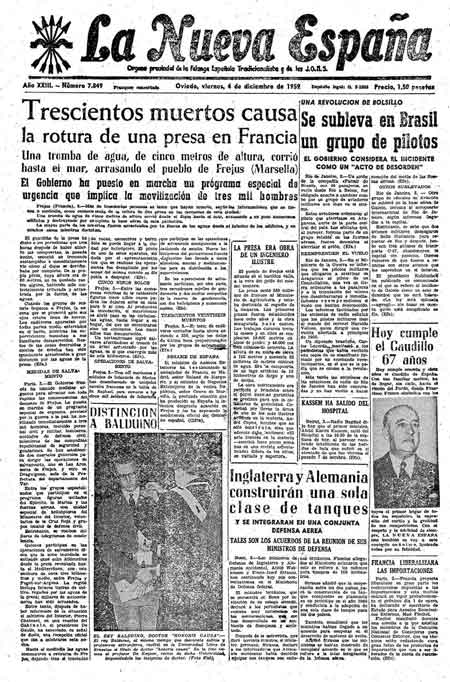 Portada Viernes 4 de Diciembre de 1959