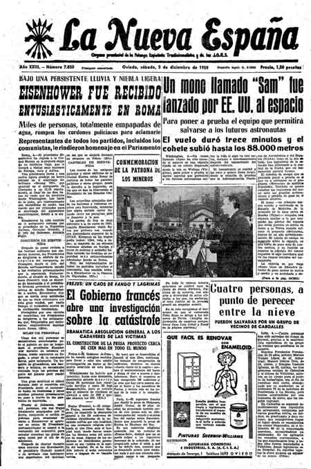 Portada Sábado 5 de Diciembre de 1959