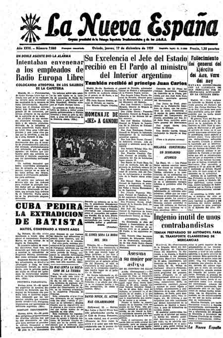 Portada Jueves 17 de Diciembre de 1959