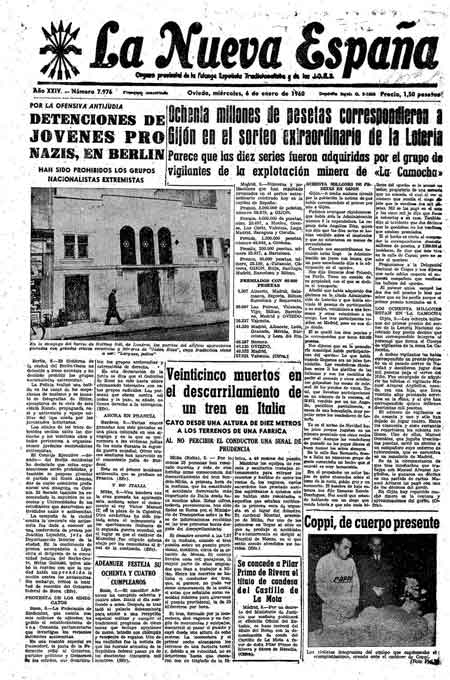 Portada Miércoles 6 de  de 1960