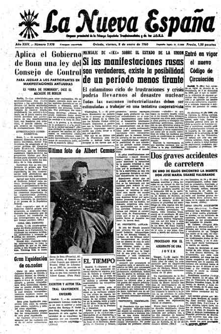 Portada Viernes 8 de  de 1960