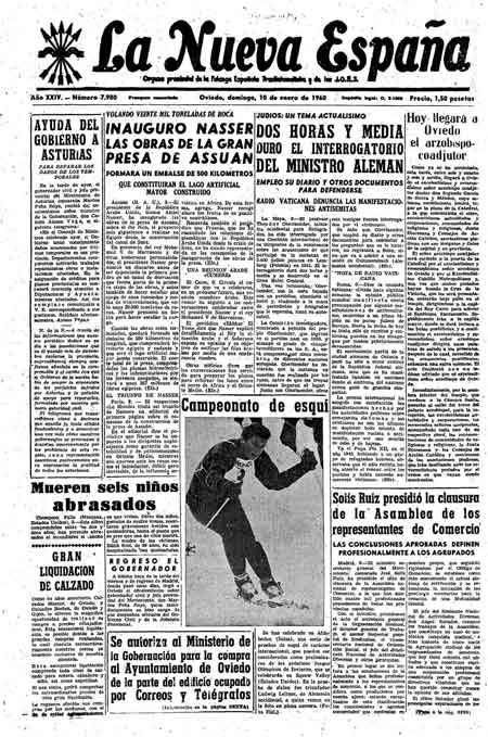 Portada Domingo 10 de  de 1960