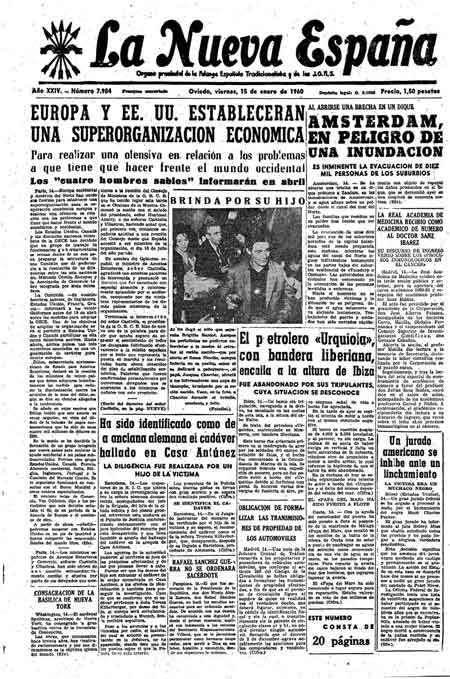 Portada Viernes 15 de  de 1960