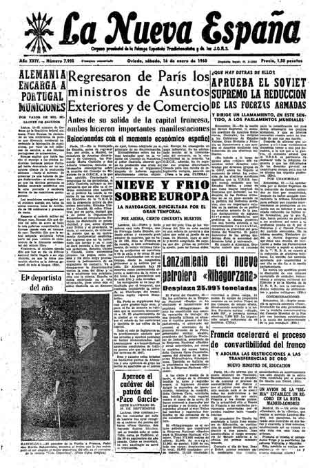 Portada Sábado 16 de  de 1960