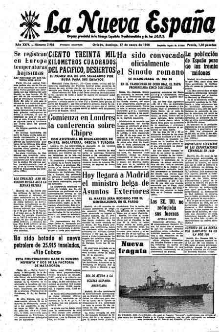 Portada Domingo 17 de  de 1960