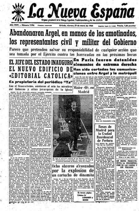 Portada Viernes 29 de  de 1960