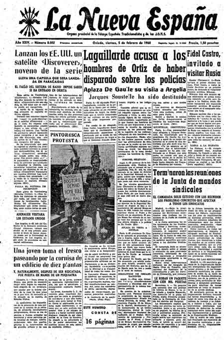 Portada Viernes 5 de  de 1960