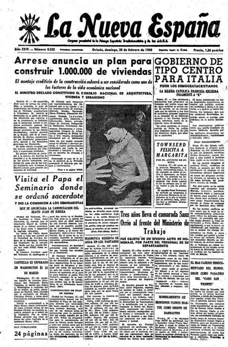 Portada Domingo 28 de  de 1960