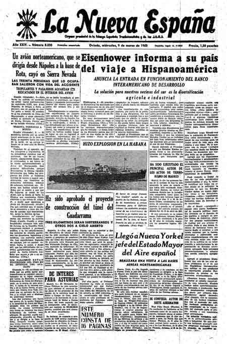 Portada Miércoles 9 de  de 1960