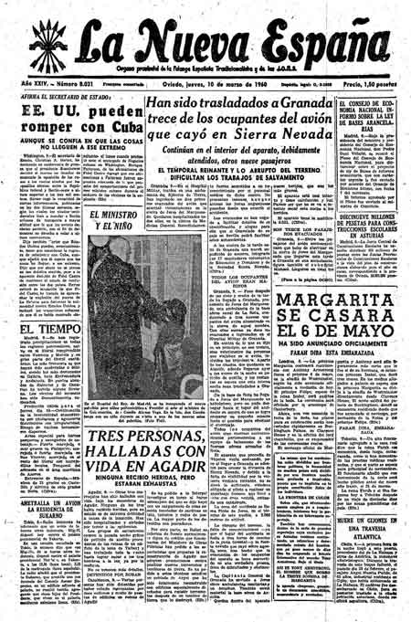 Portada Jueves 10 de  de 1960