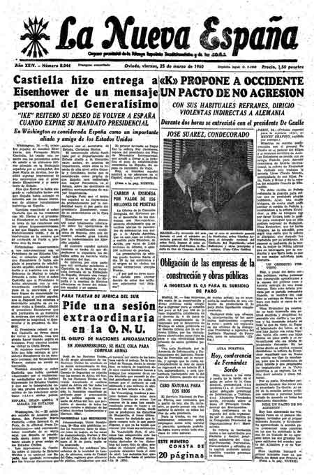 Portada Viernes 25 de  de 1960