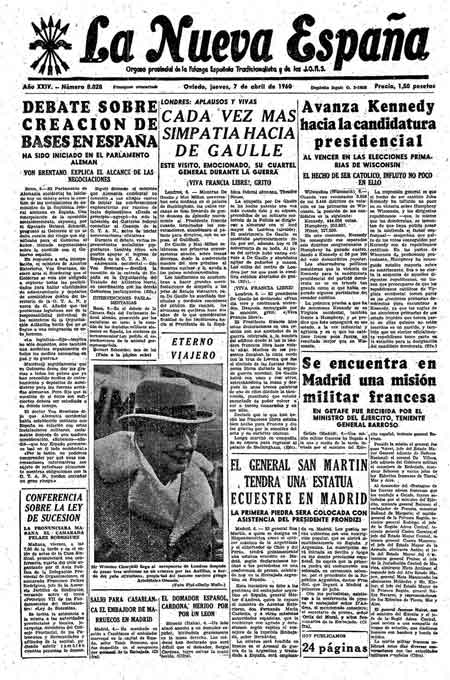 Portada Jueves 7 de  de 1960