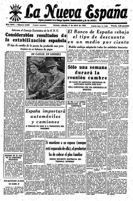 Portada Sábado 9 de  de 1960