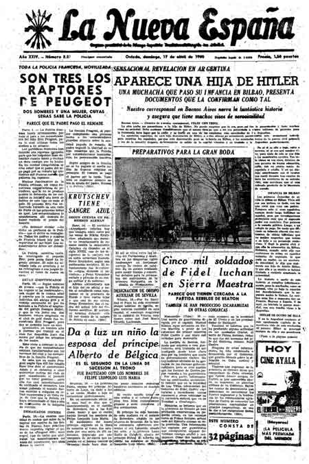 Portada Domingo 17 de  de 1960