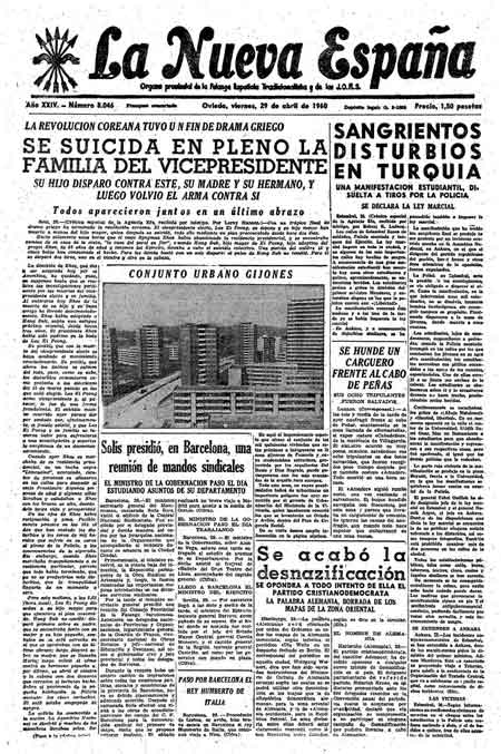 Portada Viernes 29 de  de 1960