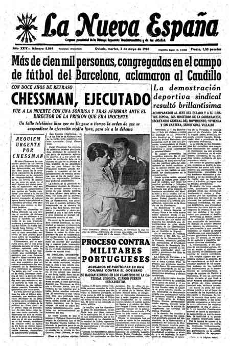 Portada Martes 3 de  de 1960