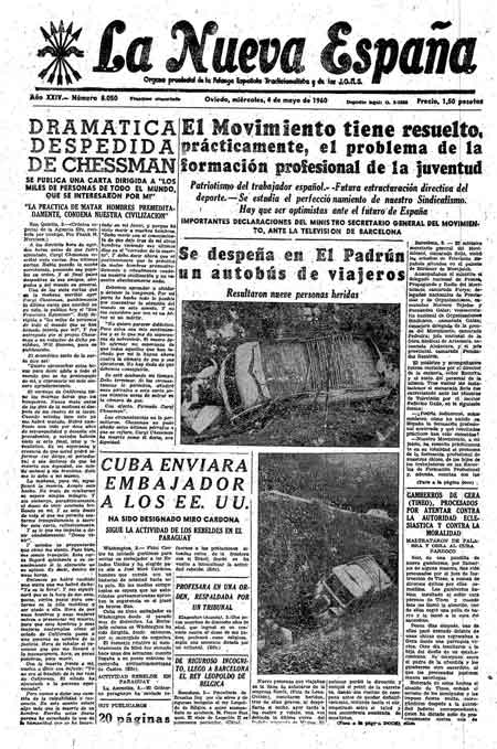 Portada Miércoles 4 de  de 1960
