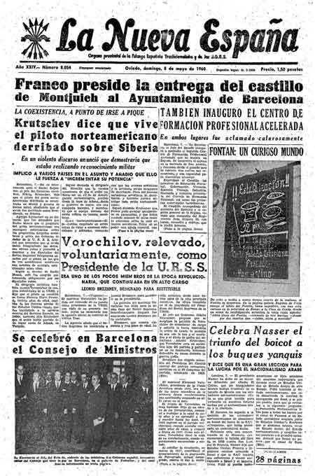 Portada Domingo 8 de  de 1960