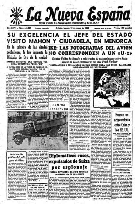 Portada Jueves 12 de  de 1960