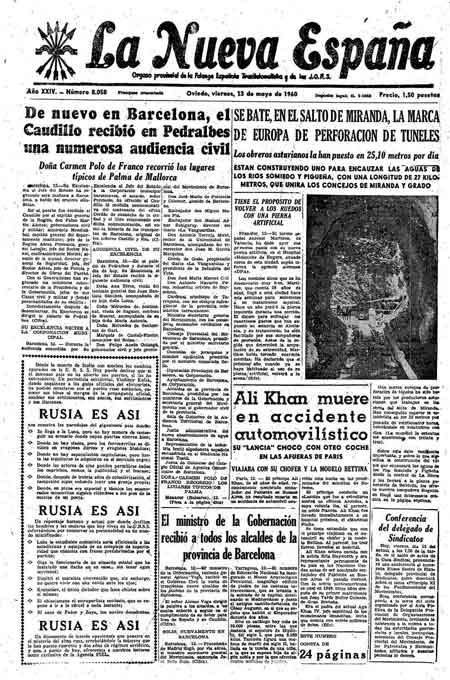 Portada Viernes 13 de  de 1960