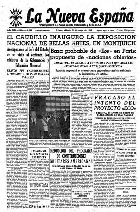Portada Sábado 14 de  de 1960