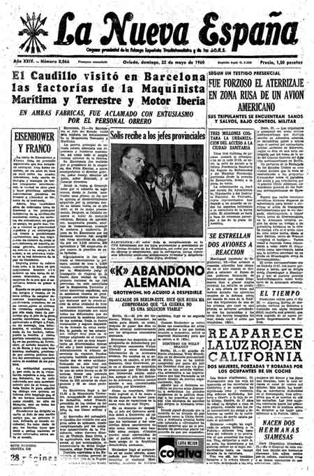 Portada Domingo 22 de  de 1960