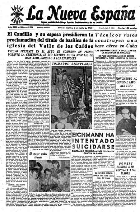 Portada Martes 7 de  de 1960