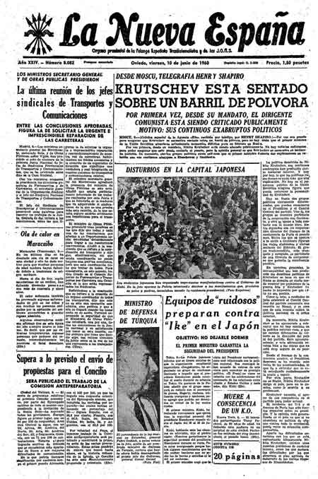 Portada Viernes 10 de  de 1960