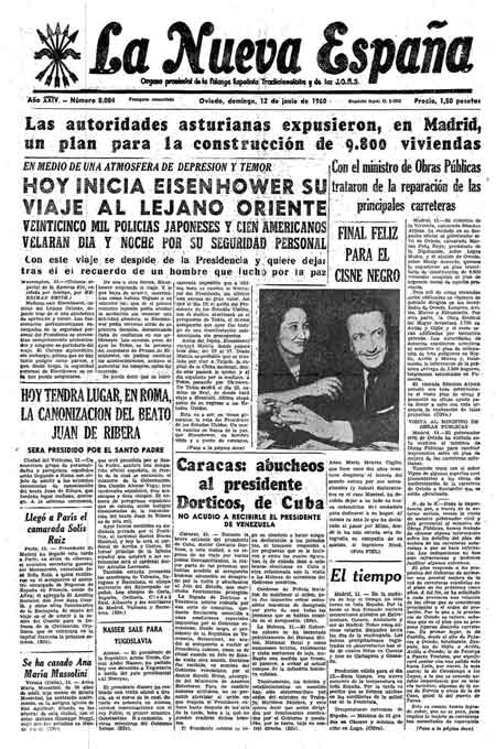 Portada Domingo 12 de  de 1960