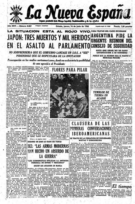 Portada Jueves 16 de  de 1960