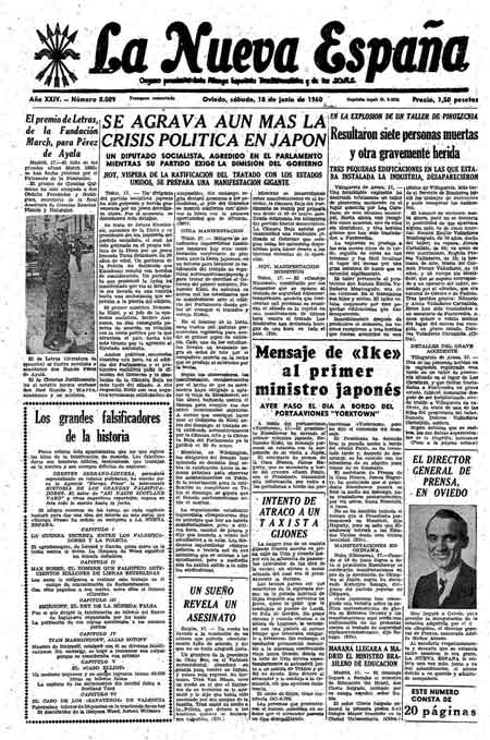 Portada Sábado 18 de  de 1960