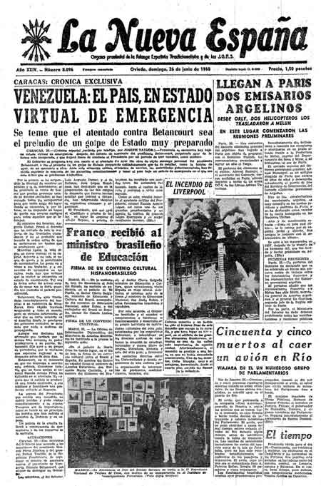 Portada Domingo 26 de  de 1960