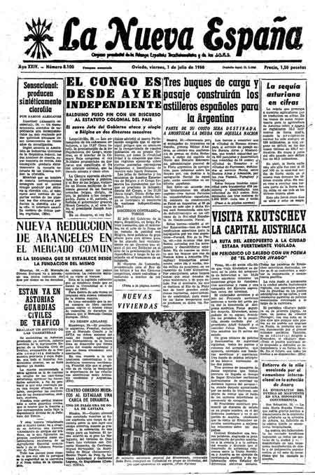 Portada Viernes 1 de  de 1960