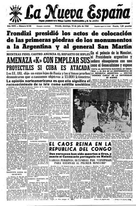 Portada Domingo 10 de  de 1960