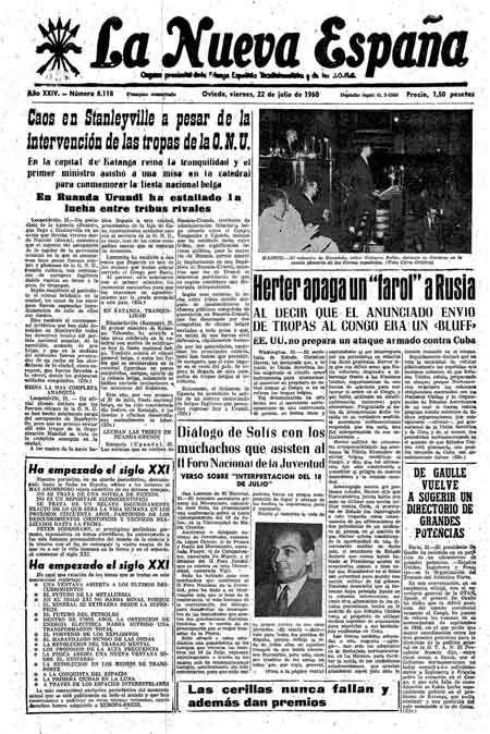 Portada Viernes 22 de  de 1960